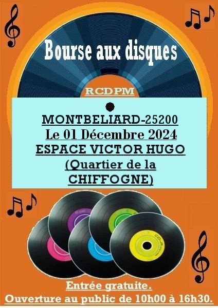 BOURSE aux DISQUES de MONTBELIARD